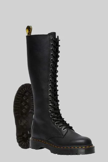 1B60 Bex Black Pisa Knee High Boots