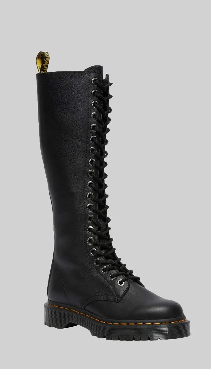 1B60 Bex Black Pisa Knee High Boots