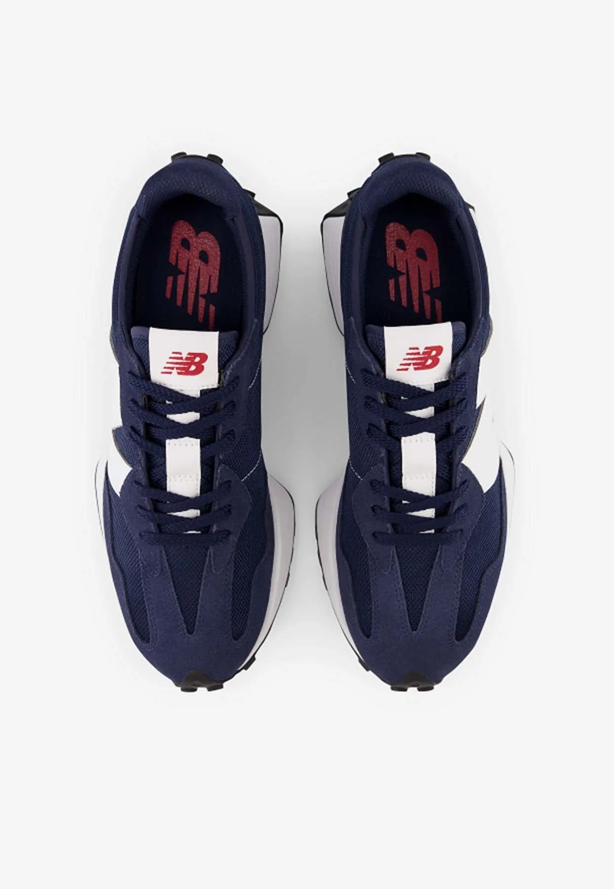 327 Low-Top Sneakers in Natural Indigo with White
