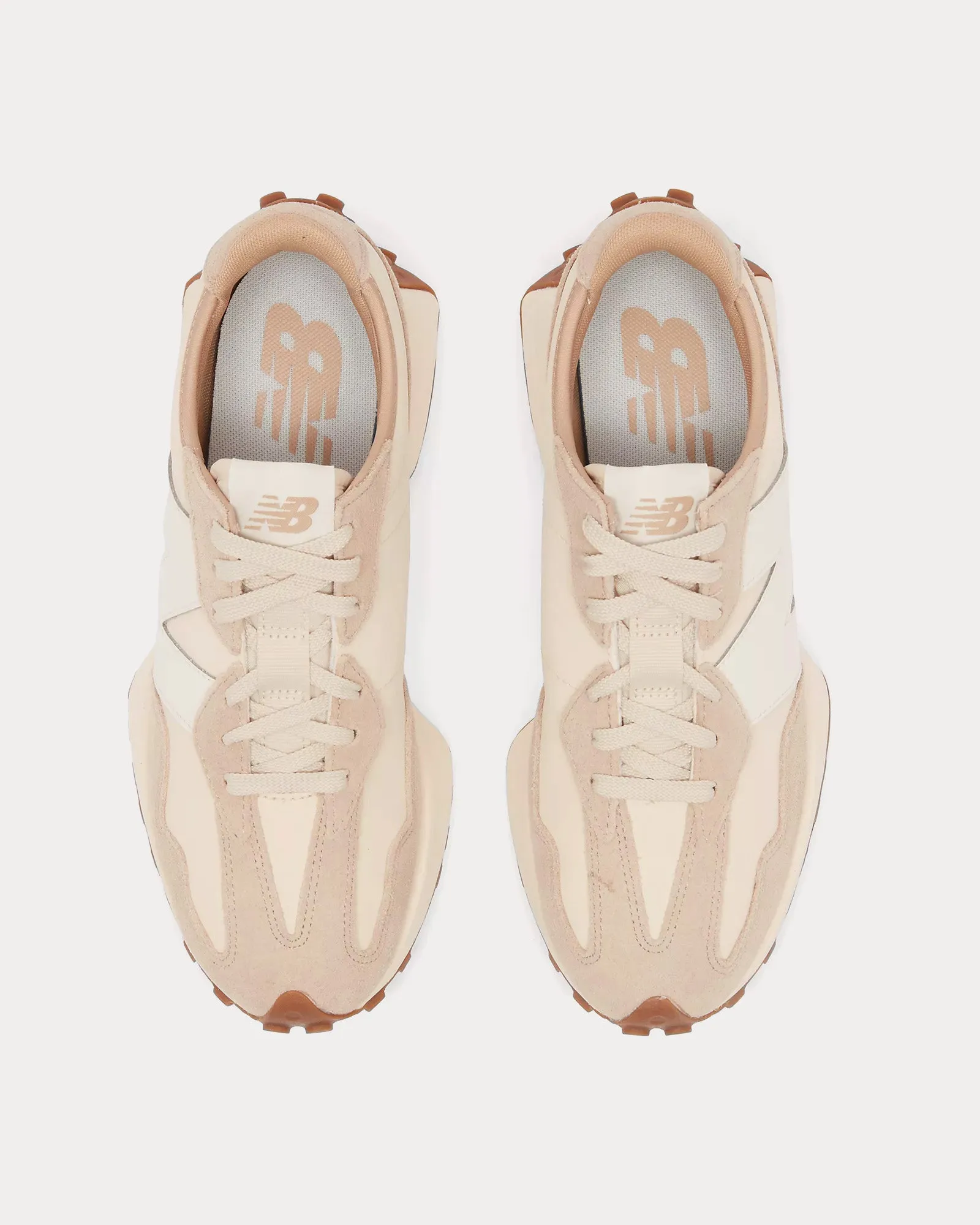 327 Mindful Grey / Sea Salt / Calm Taupe Low Top Sneakers
