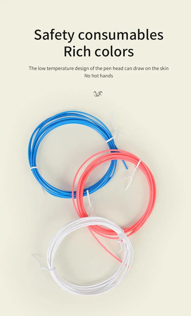 3D Pen Low-Temperature Printing Set _ Blue