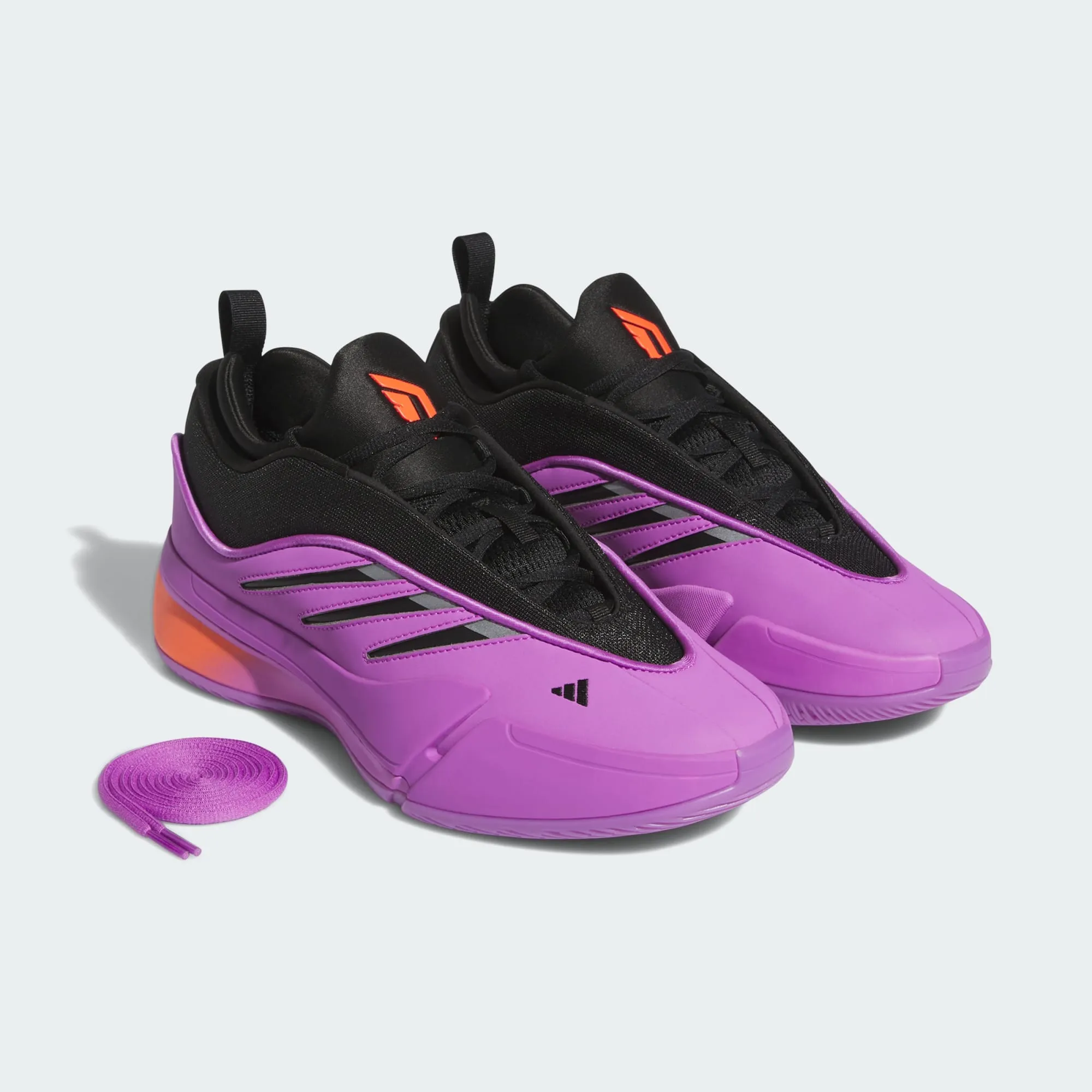 adidas DAME 9 LOW Basketball Shoes | Purple Blast-Core Black | Men's