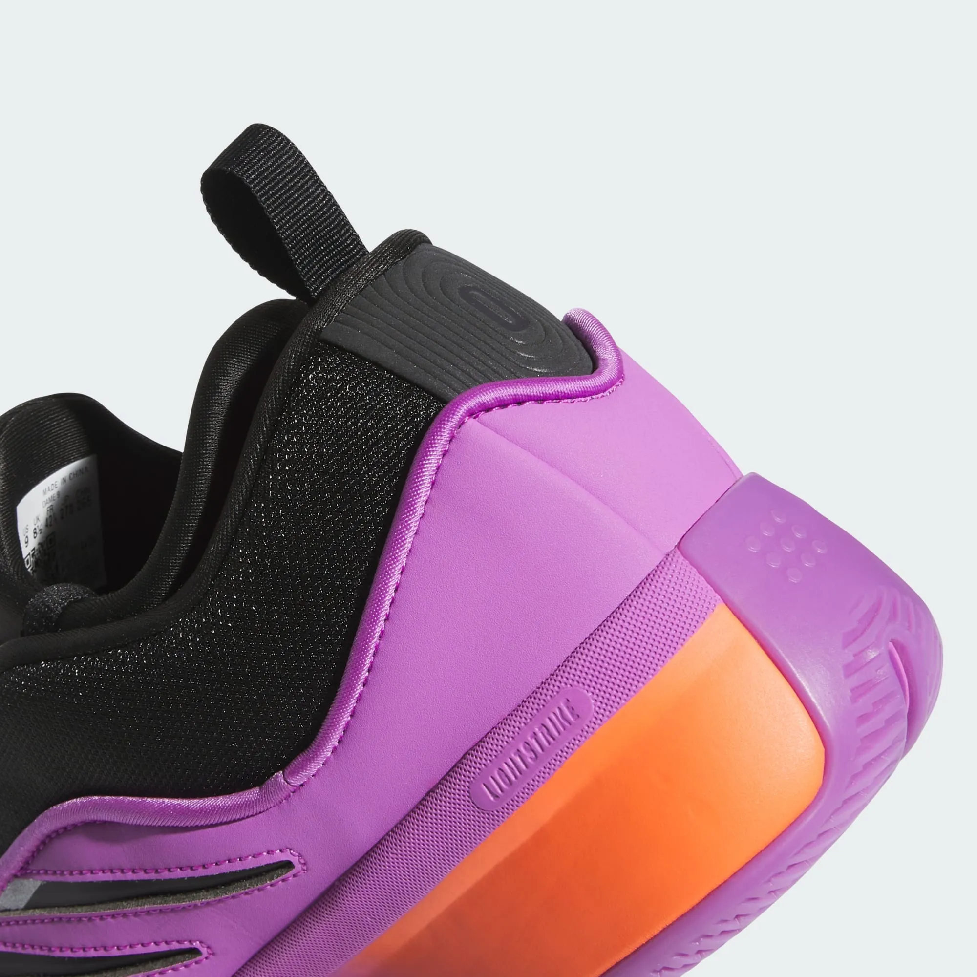 adidas DAME 9 LOW Basketball Shoes | Purple Blast-Core Black | Men's