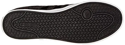 adidas NEO Men's SE Daily Vulc Lifestyle Skateboarding Shoe,Black/Black/White,11 M US