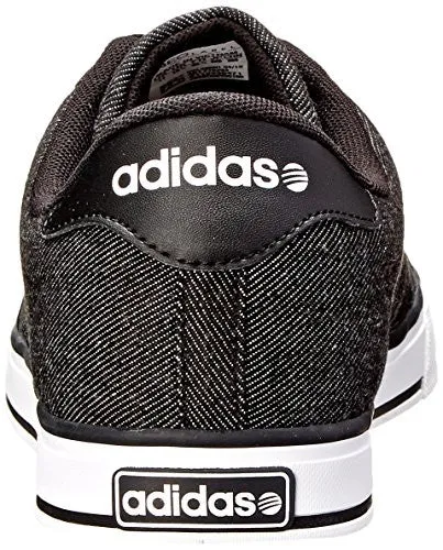 adidas NEO Men's SE Daily Vulc Lifestyle Skateboarding Shoe,Black/Black/White,11 M US