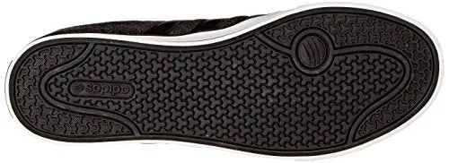 adidas NEO Men's SE Daily Vulc Lifestyle Skateboarding Shoe,Black/Black/White,9 M US