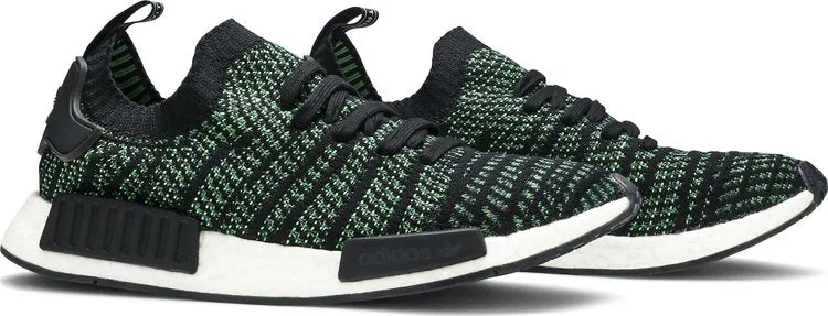 Adidas NMD_R1 STLT Primeknit 'Noble Green' sneakers, green