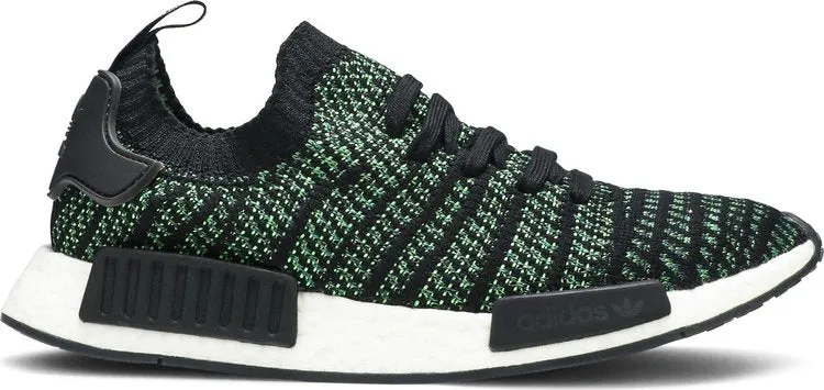 Adidas NMD_R1 STLT Primeknit 'Noble Green' sneakers, green