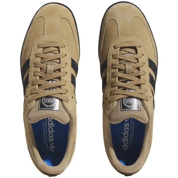 Adidas Samba ADV Skateboard Shoe - Cardboard/Core Black/Bluebird