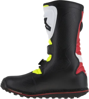 ALPINESTARS Tech-T Boots - White/Red/Yellow Fluorescent/Black - US 7 2004017-2351-7