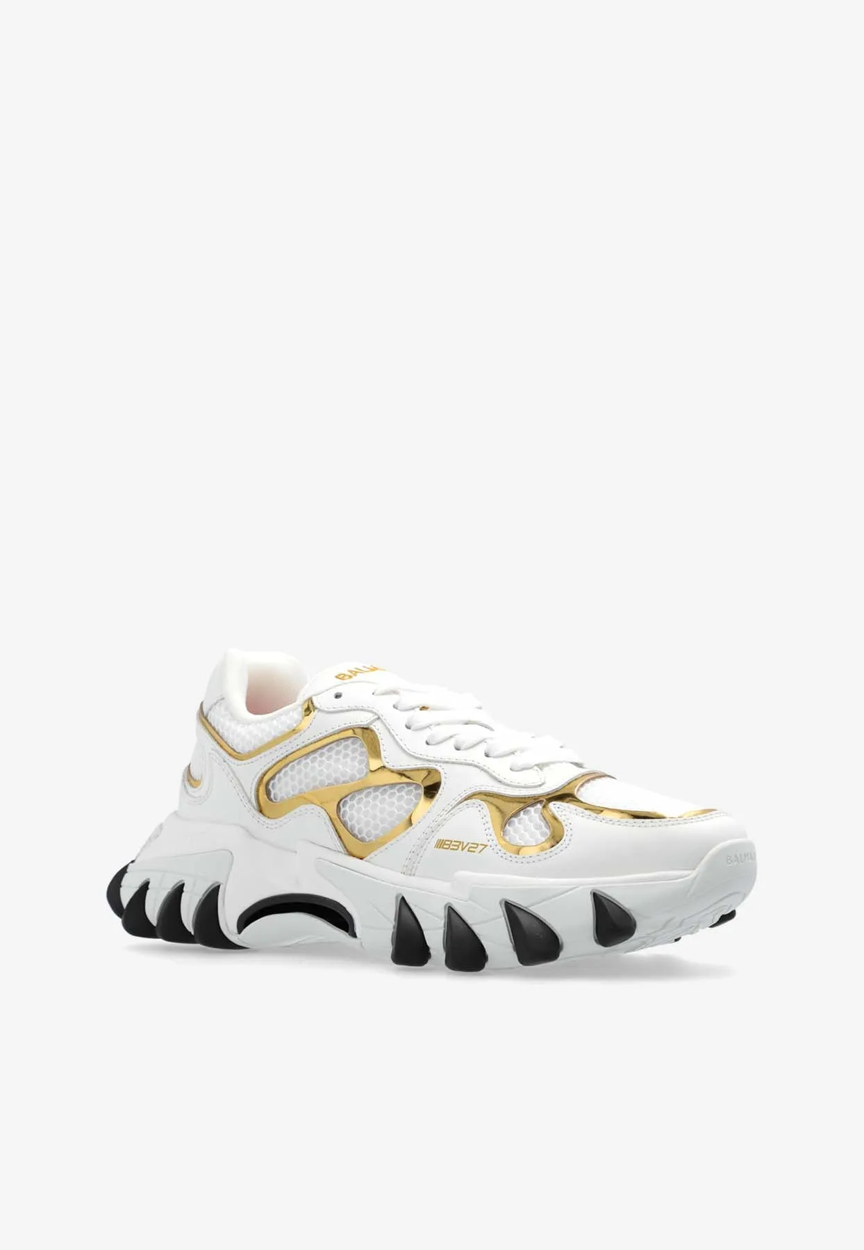 B-East Leather Low-Top Sneakers