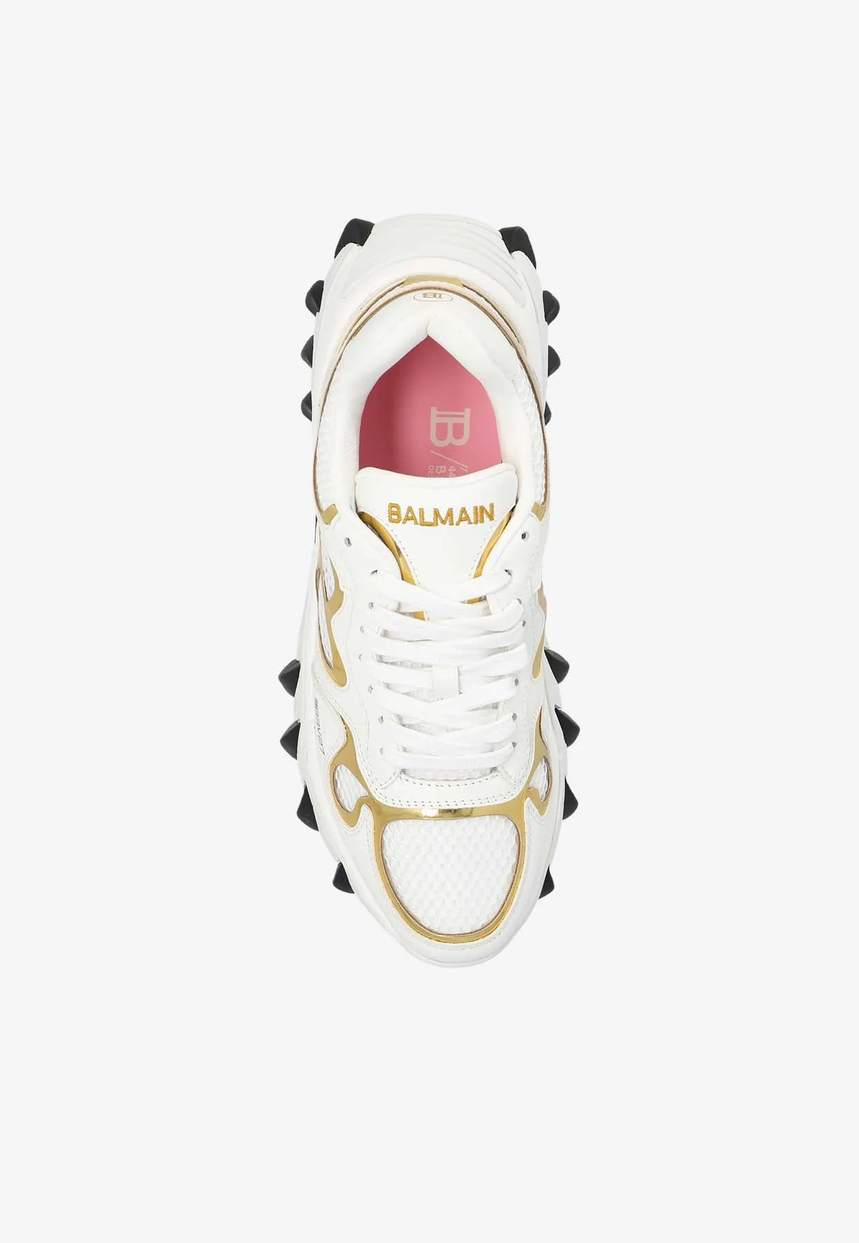 B-East Leather Low-Top Sneakers