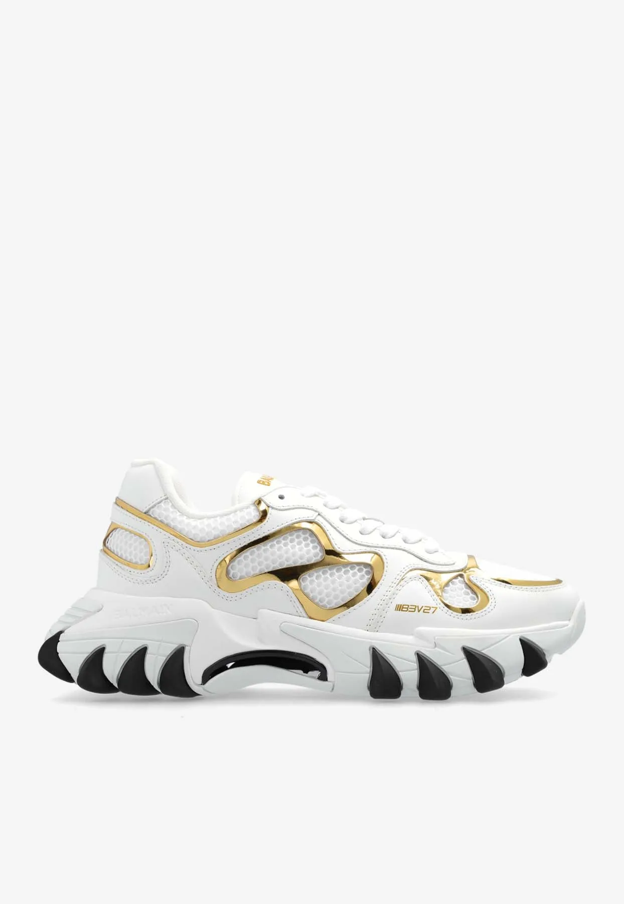 B-East Leather Low-Top Sneakers