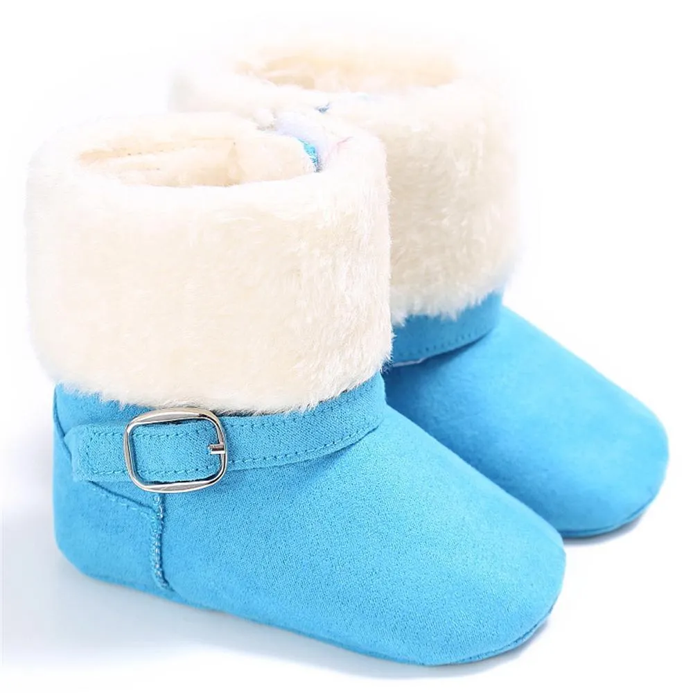 Baby Unisex Magic Tape Fur Winter Boots Wholesale