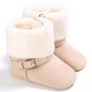 Baby Unisex Magic Tape Fur Winter Boots Wholesale