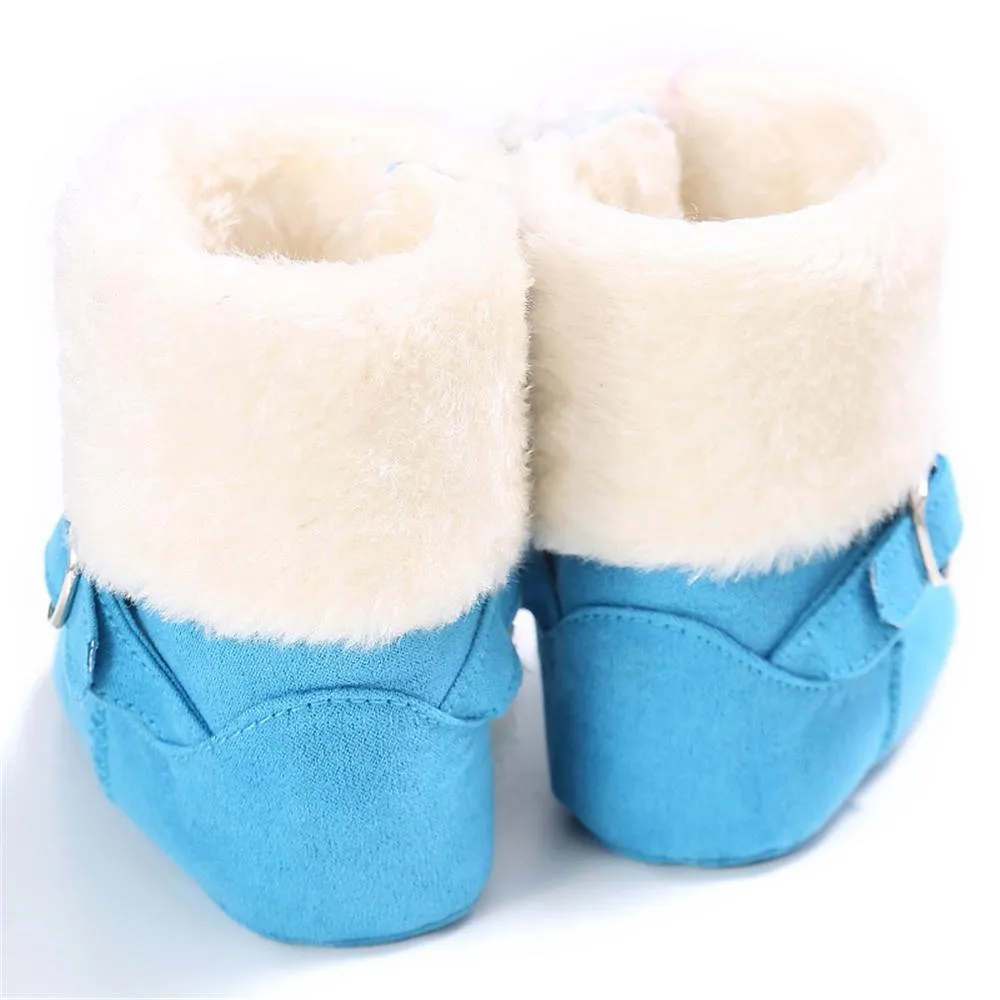 Baby Unisex Magic Tape Fur Winter Boots Wholesale