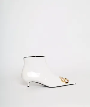 Balenciaga BB White Ankle Boots size 38