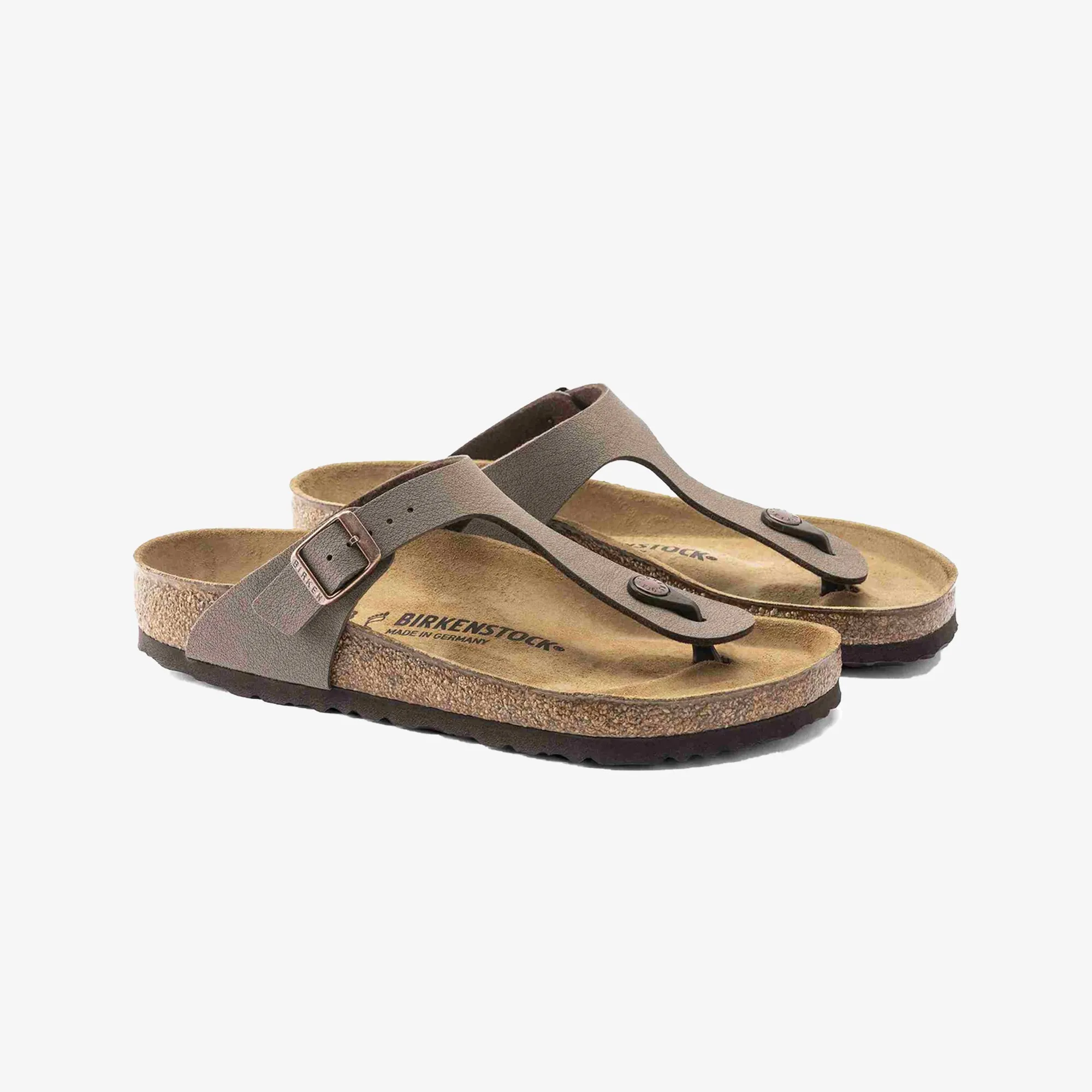 Birkenstock | GIZEH BIRKO FLOR NUBUCK  { BROWN/MOCHA