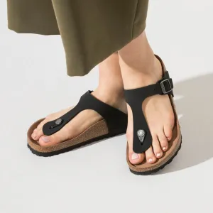 Birkenstock Gizeh Vegan Sandals - Black (Regular/Wide)