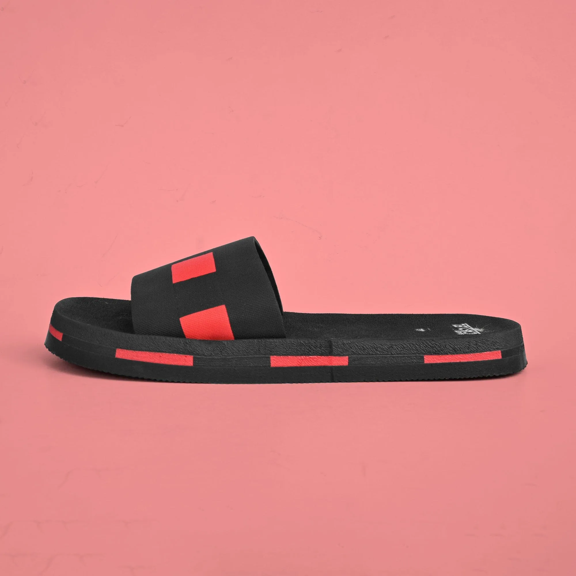 Black Camel Men's Dots Design Soft Slides