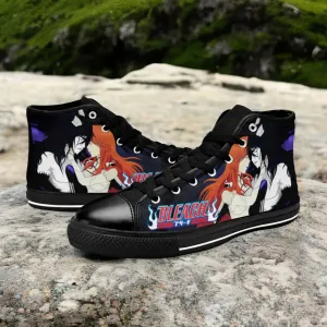 Bleach Orihime Inoue Ulquiorra Cifer Shoes High Top Sneakers for Kids and Adults