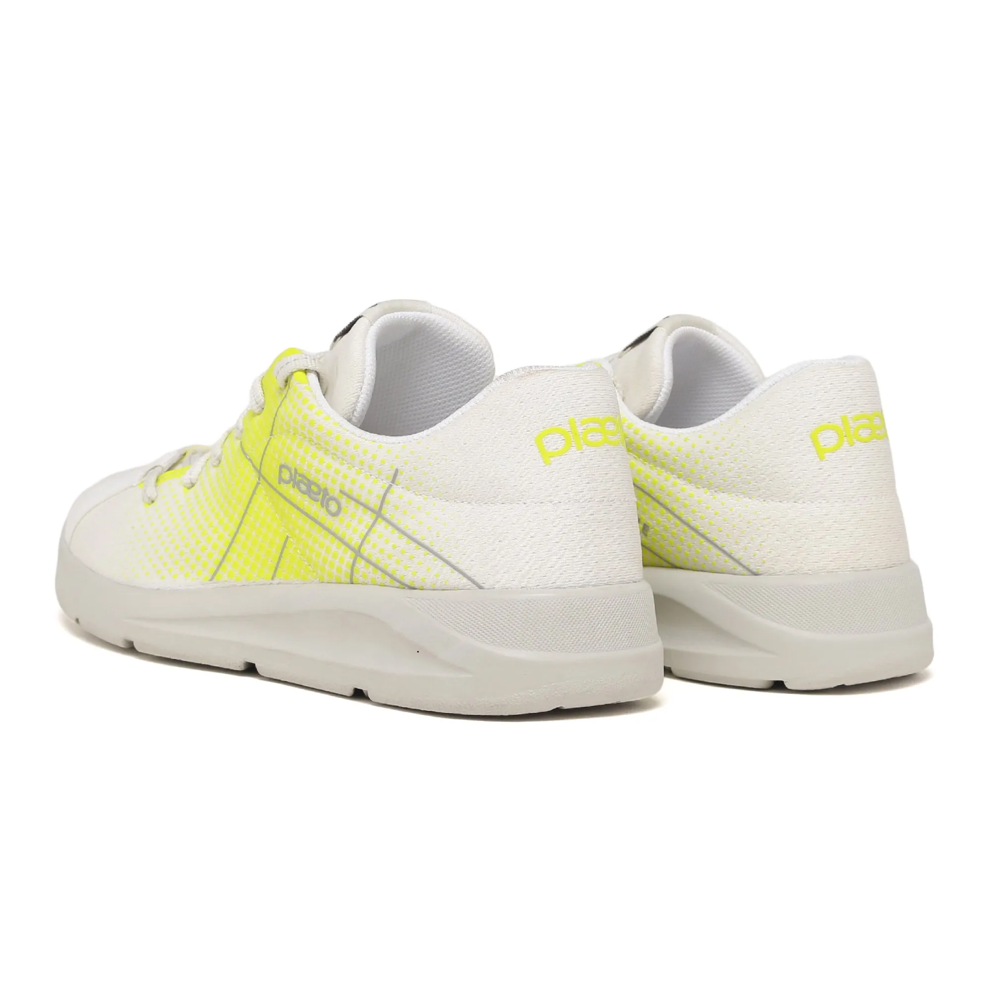 Block 5 Men's Sports Shoes - White / Lemon