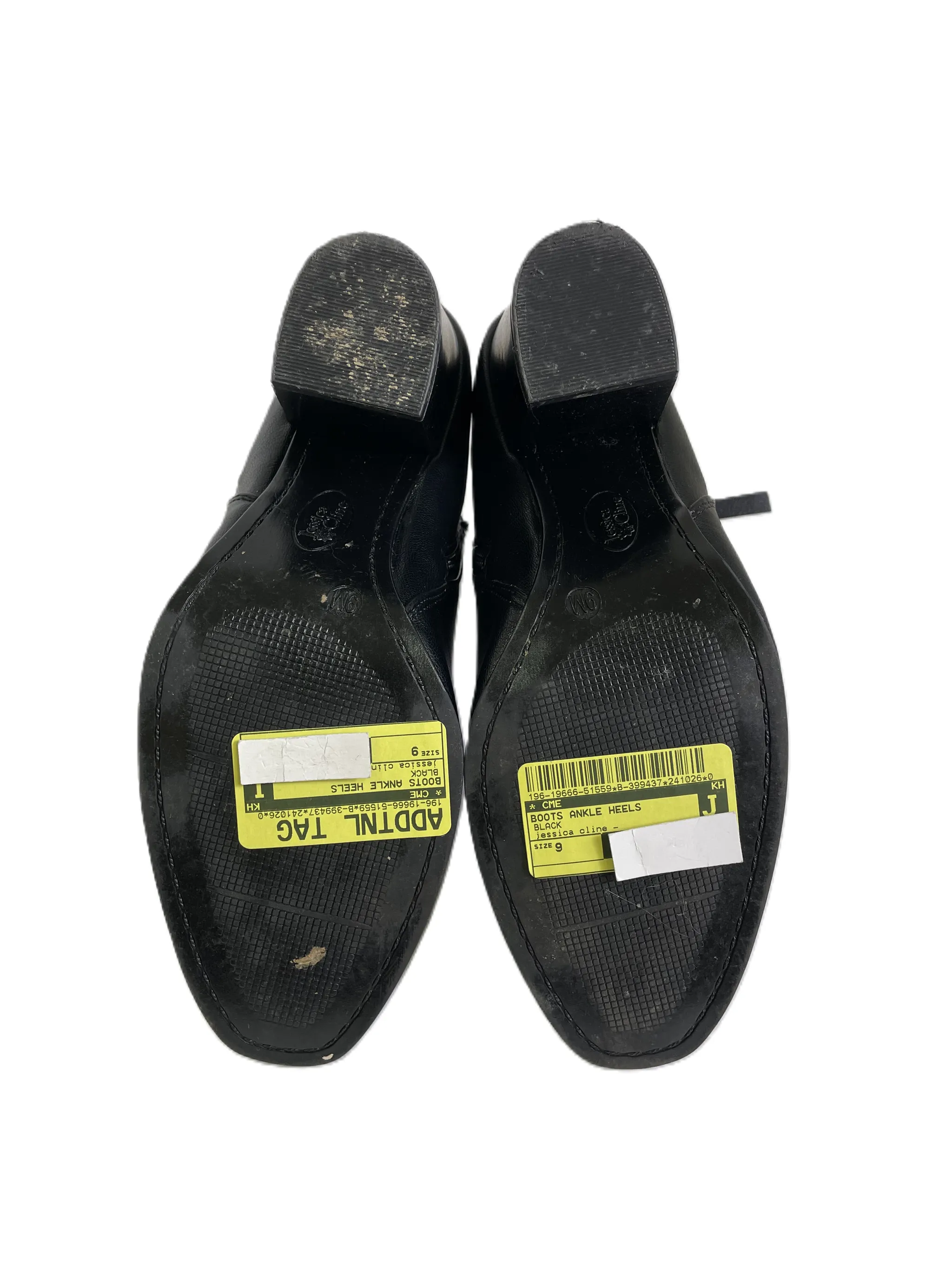 Boots Ankle Heels By Jessica Cline In Black, Size: 9