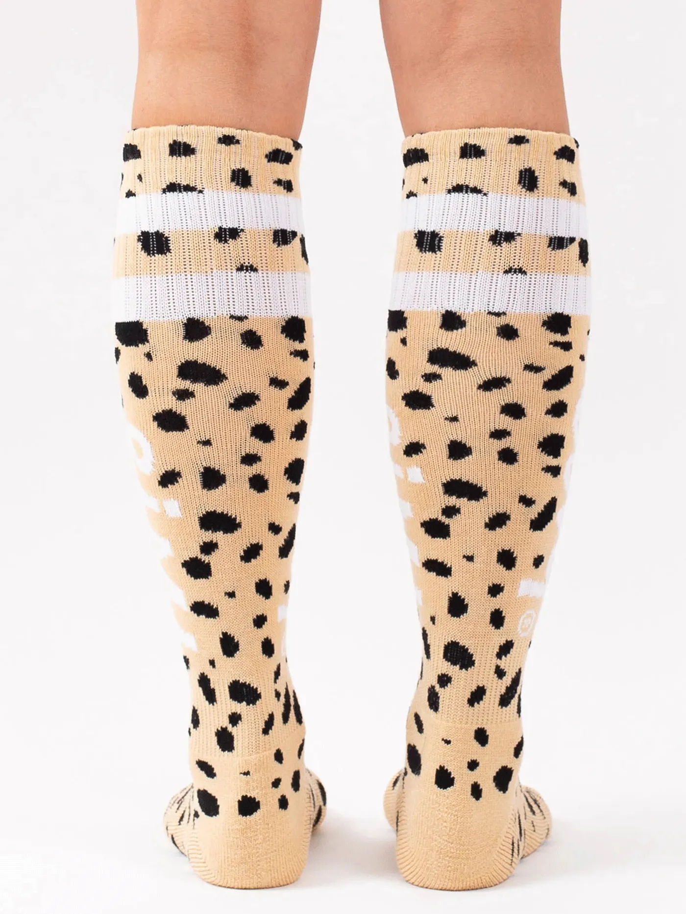 Cheerleader Wool Cheetah Socks (Women)