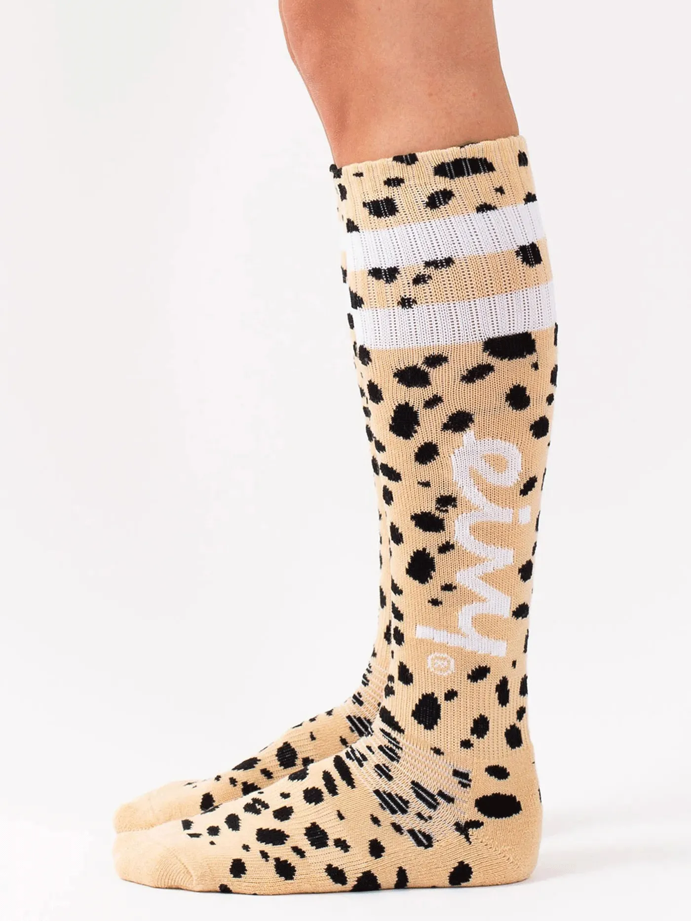 Cheerleader Wool Cheetah Socks (Women)