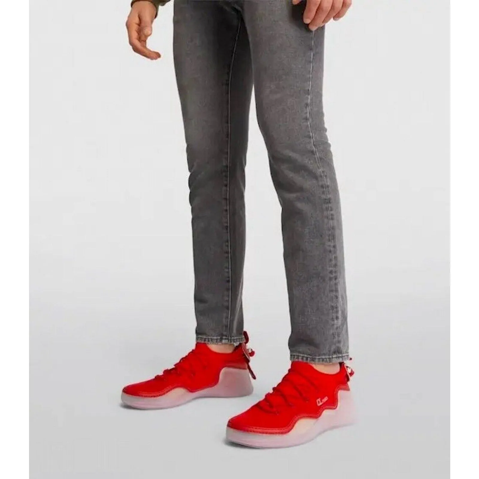 CHRISTIAN LOUBOUTIN Men's Arpoador Low-top Sneakers Red