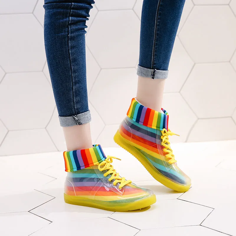 Colorful Ankle Boots