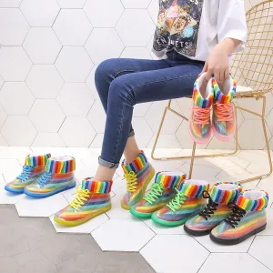 Colorful Ankle Boots