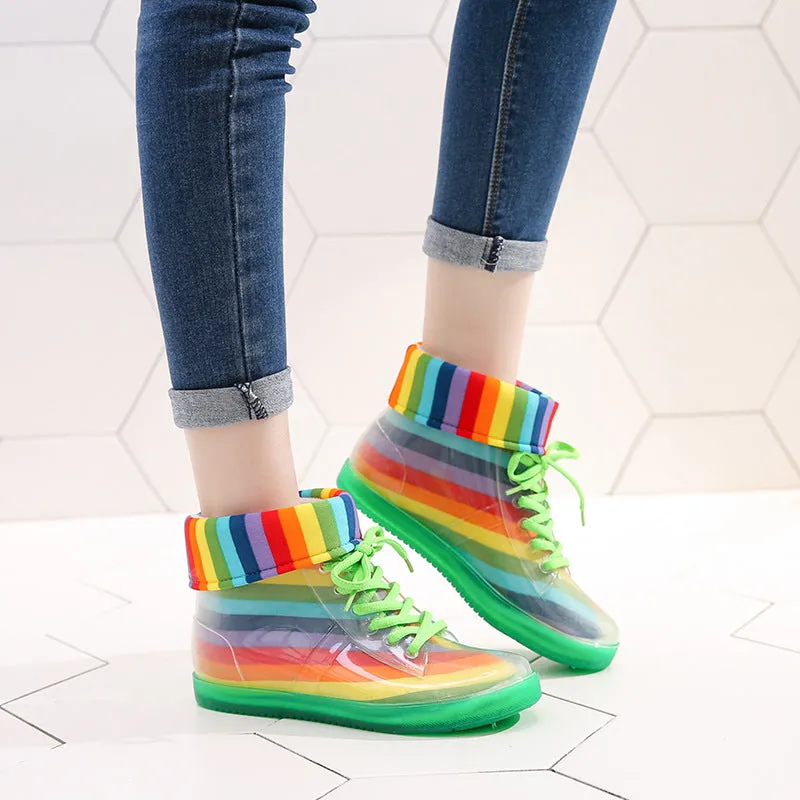 Colorful Ankle Boots