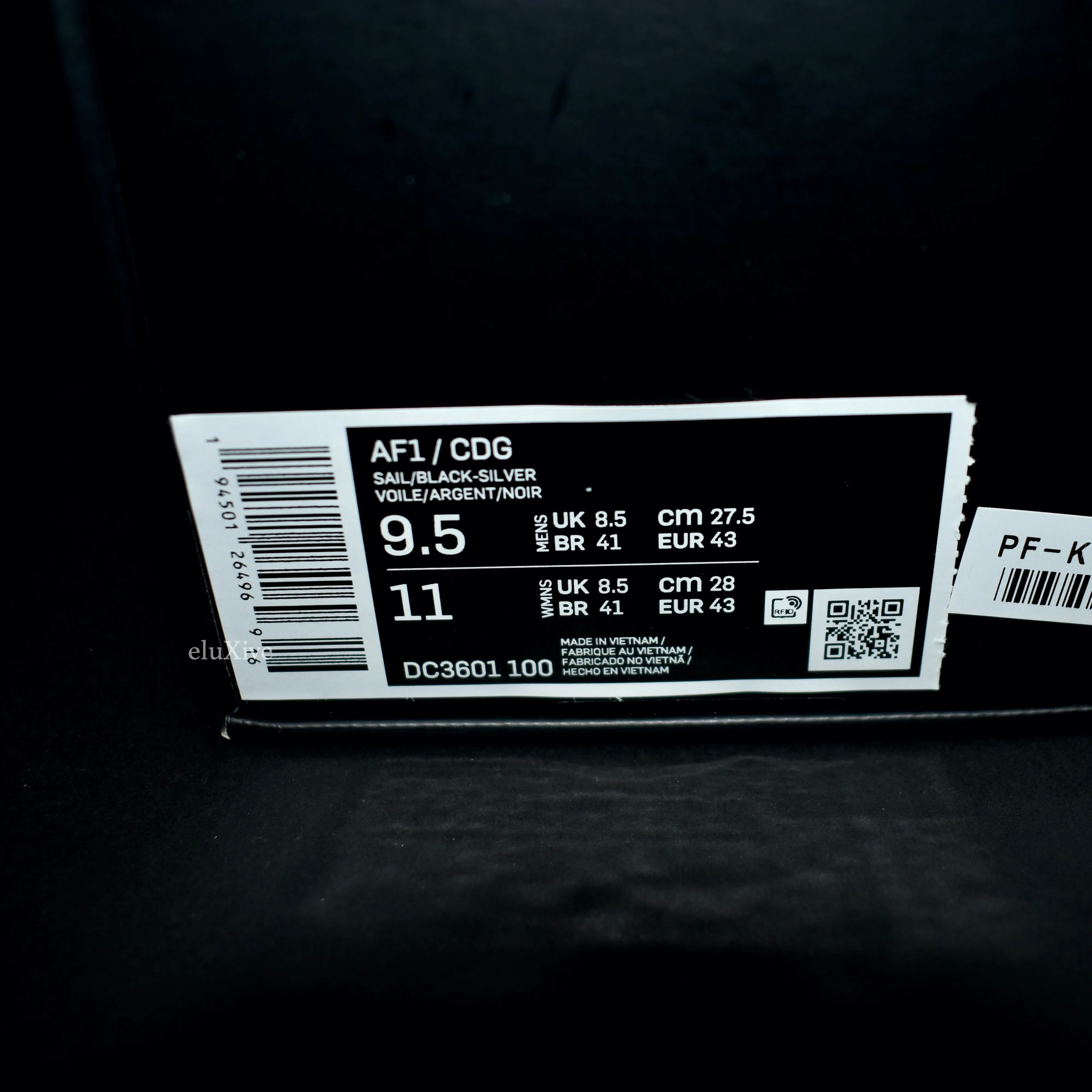 Comme des Garcons x Nike - Air Force 1 Mid CDG (Sail)