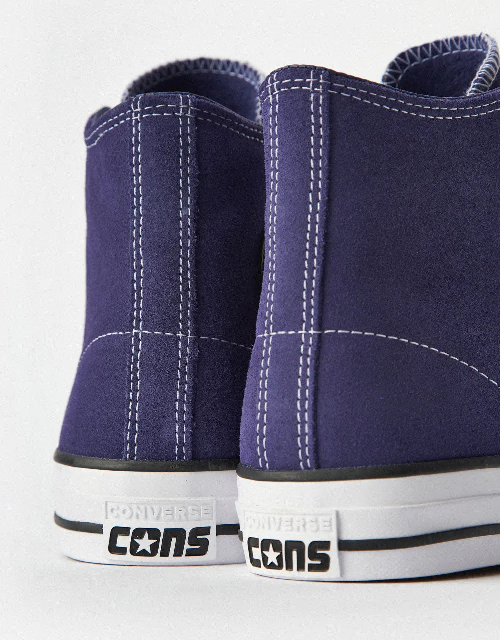 Converse Chuck Taylor All Star Pro Suede High Skate Shoes - Fresh Blueberry/Black/White