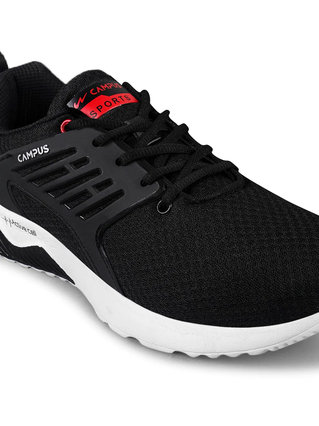 CRYSTA PRO Black Men's Running Shoes