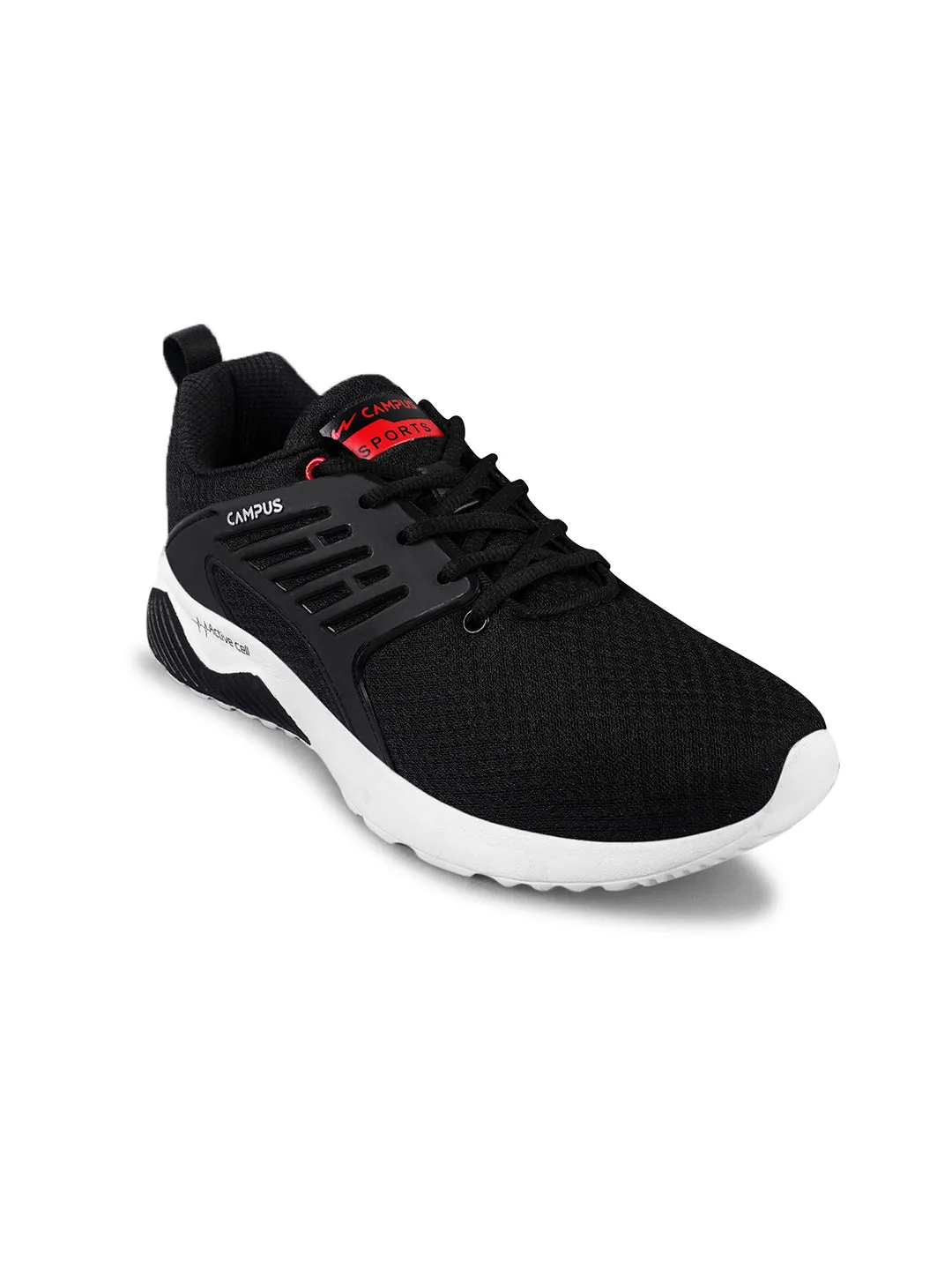 CRYSTA PRO Black Men's Running Shoes
