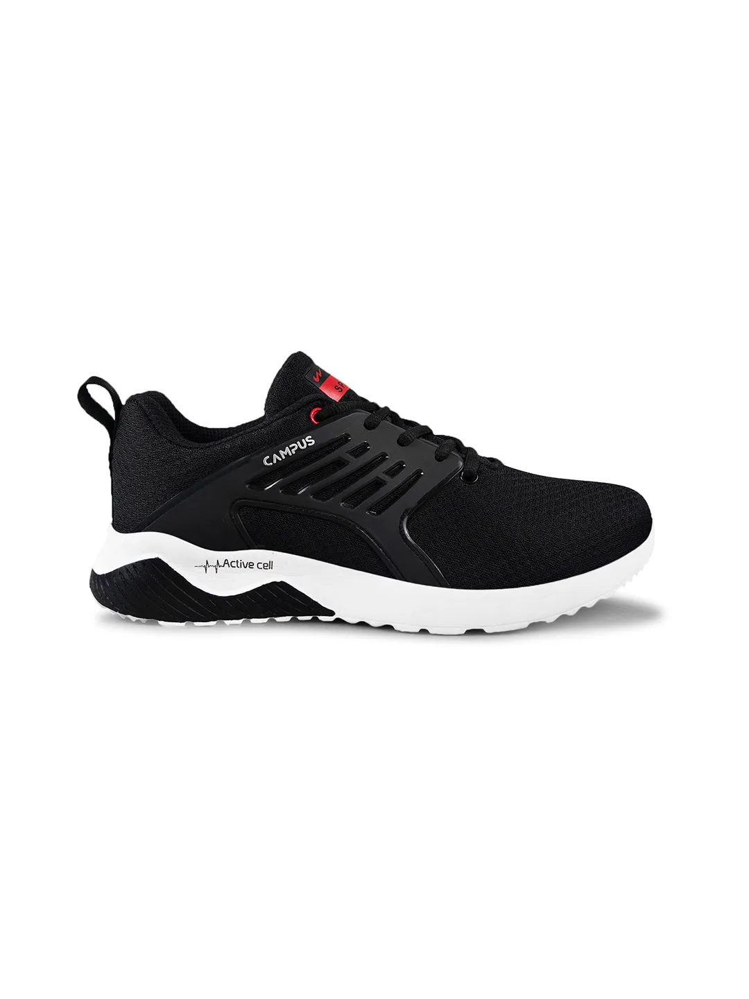 CRYSTA PRO Black Men's Running Shoes