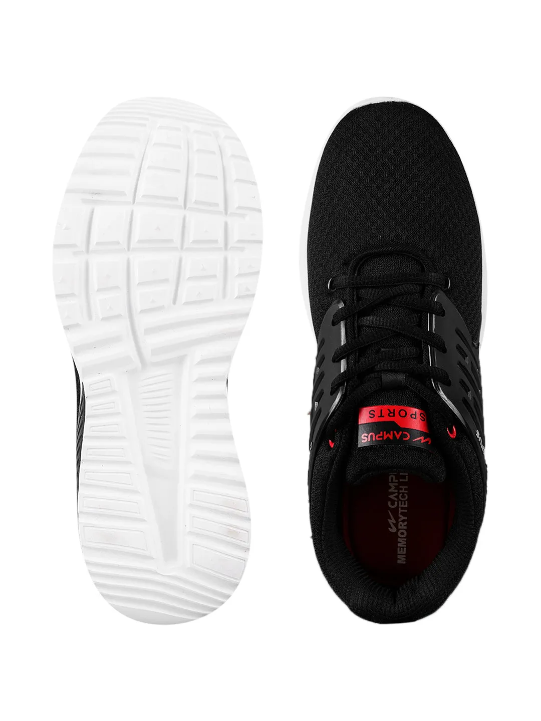 CRYSTA PRO Black Men's Running Shoes