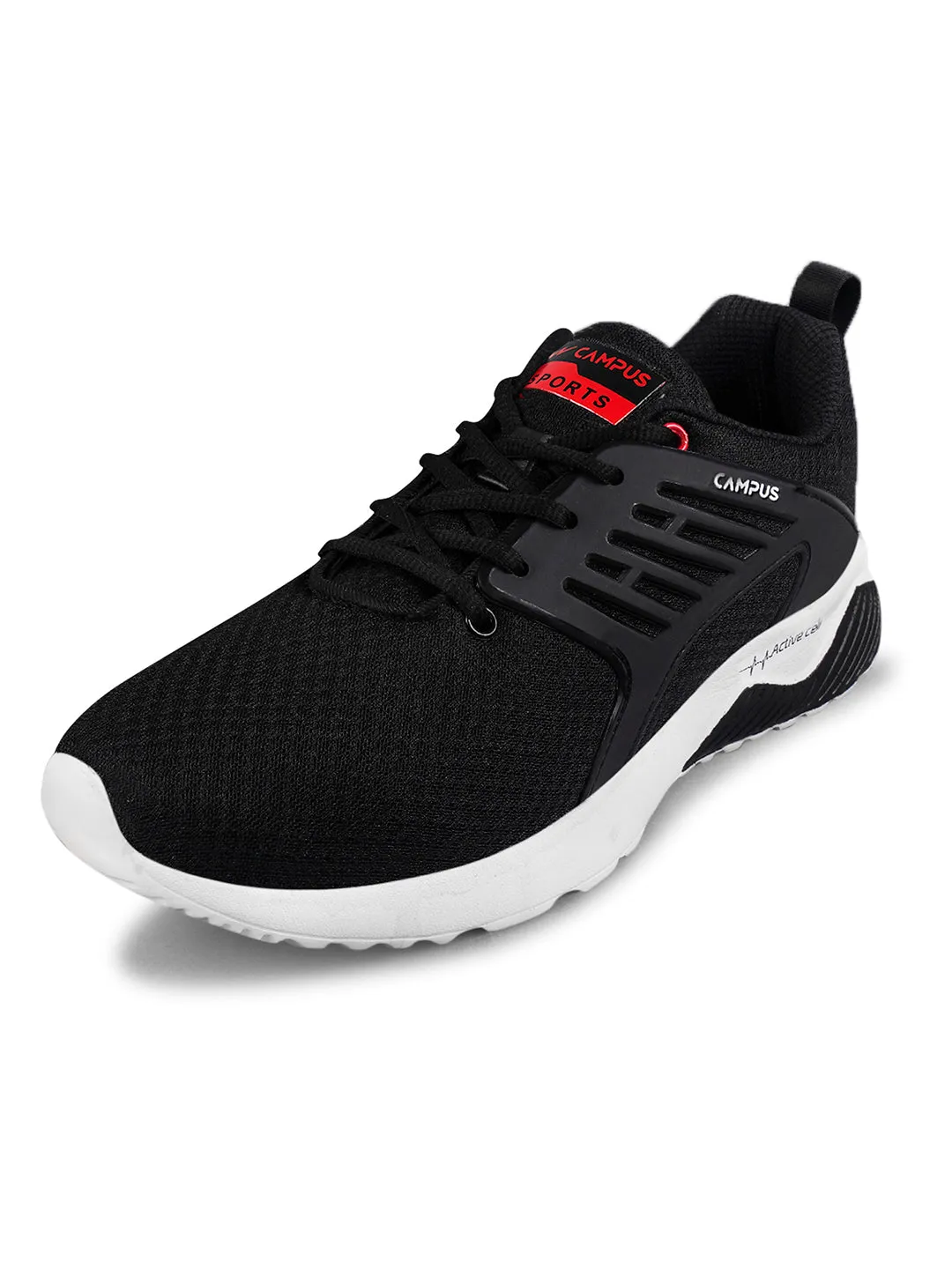 CRYSTA PRO Black Men's Running Shoes