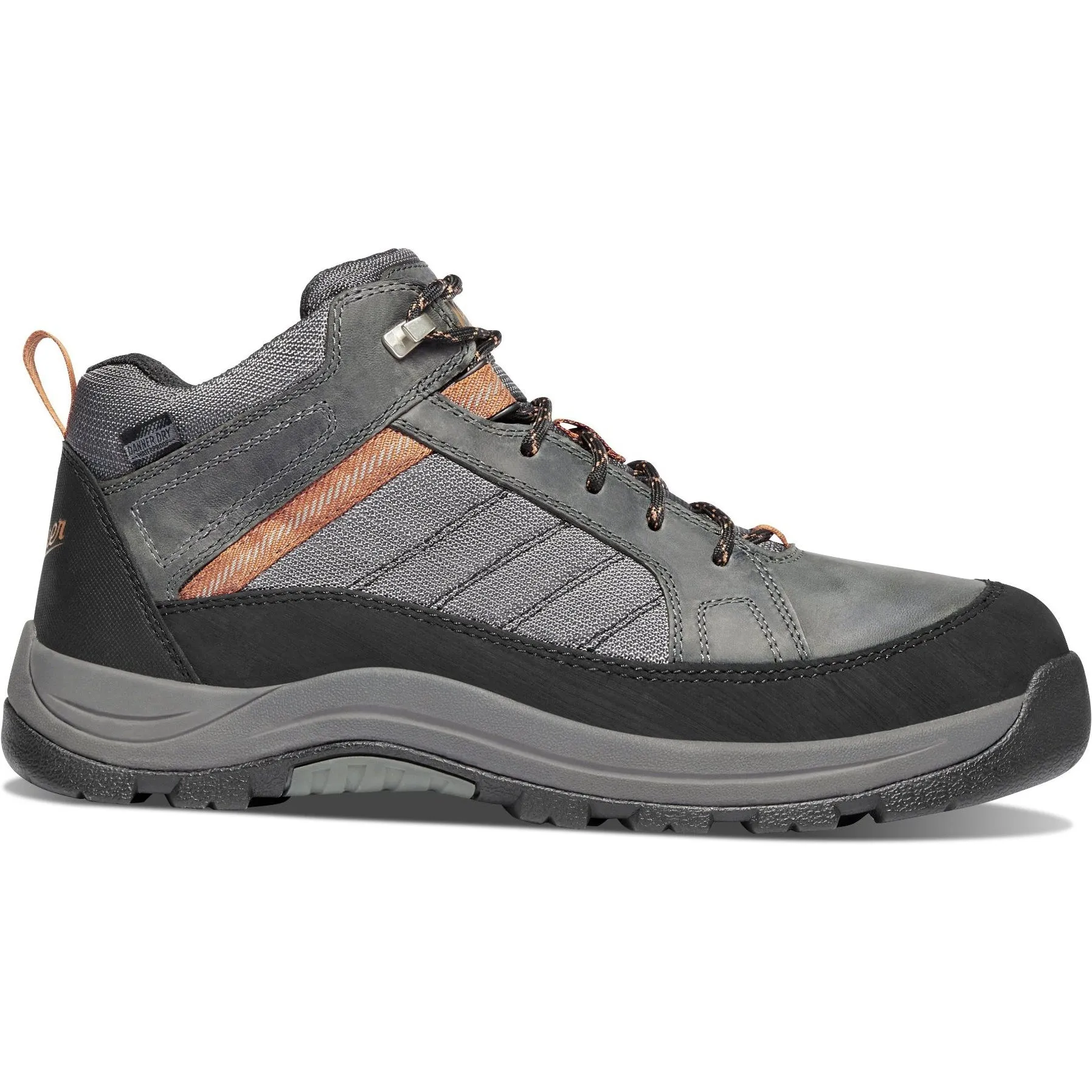 Danner Men's Riverside 4.5" Soft Toe WP Hiking Work Boot- Gray - 15341