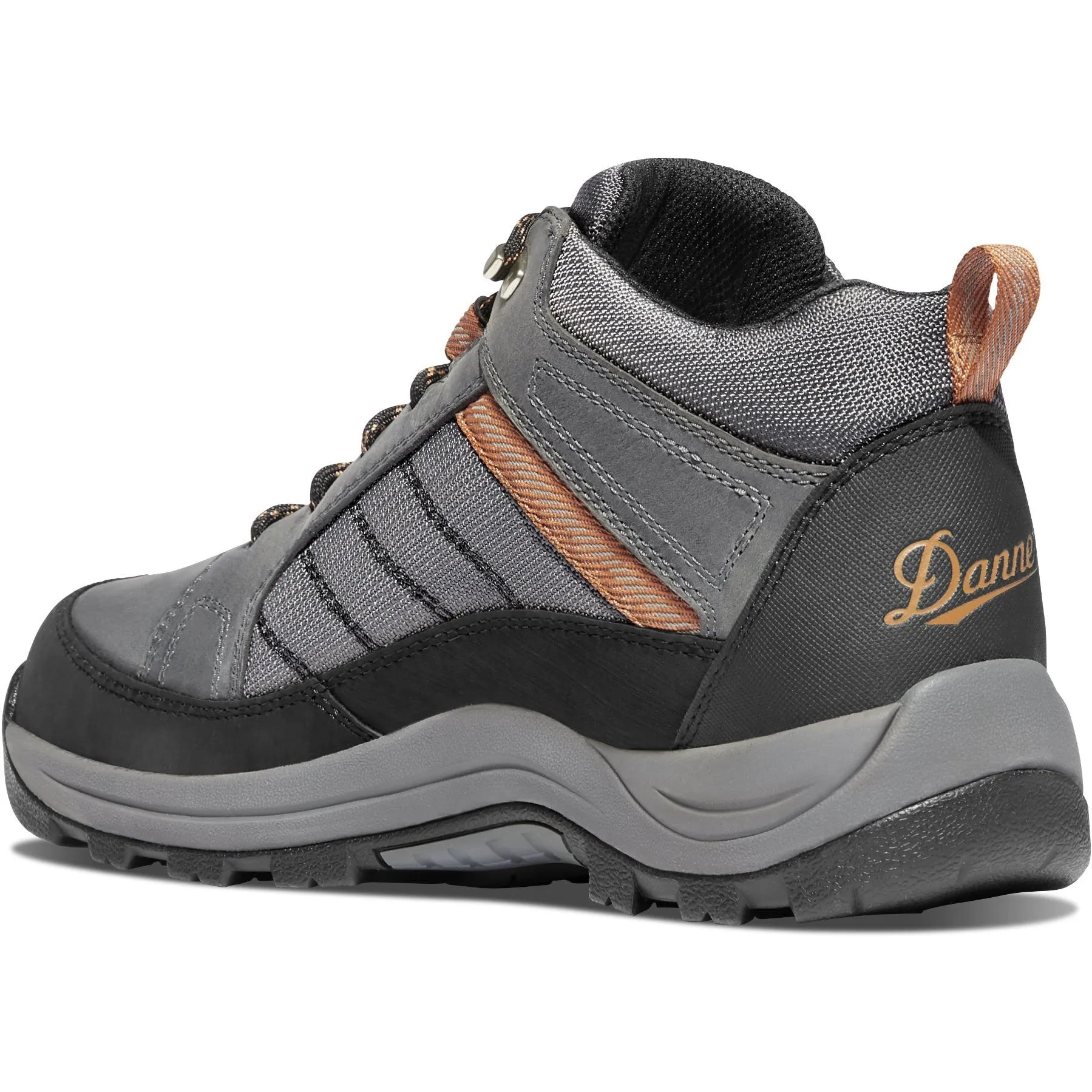 Danner Men's Riverside 4.5" Soft Toe WP Hiking Work Boot- Gray - 15341