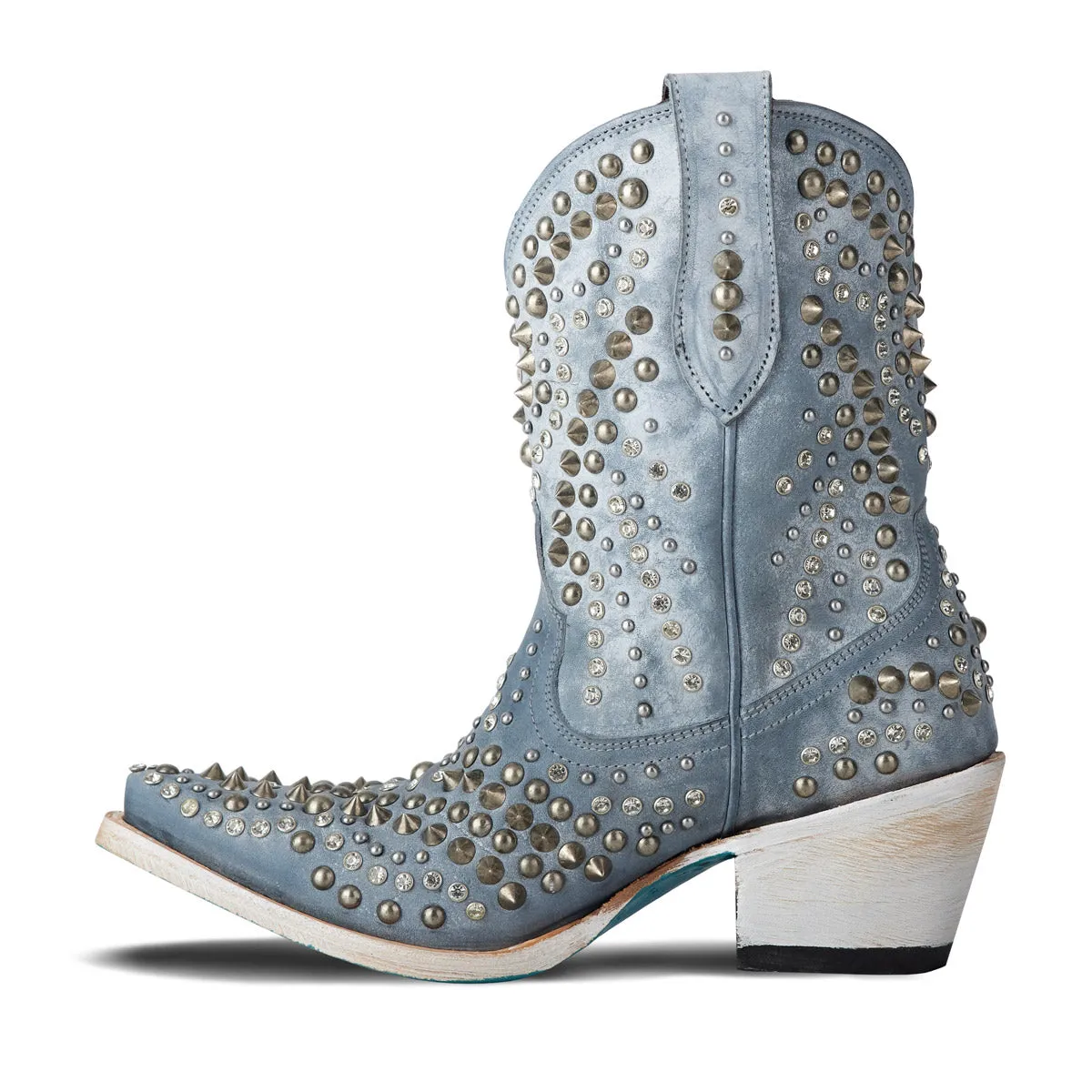 Dolly Bootie - Washed Denim