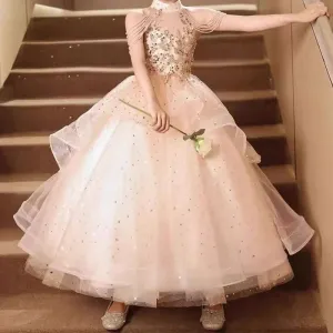 Dreamy Princess Ball Gown Fairy-tale Long Dress Elegant Princess Dress