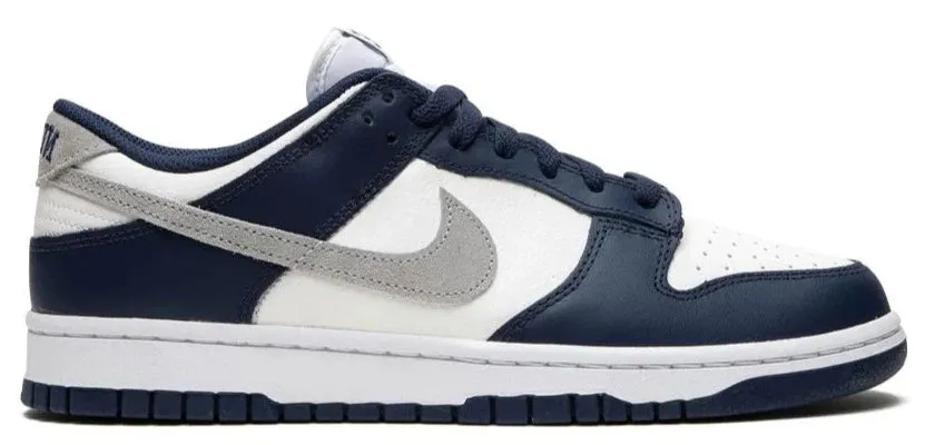 Dunk Low  "Navy / White / Grey"