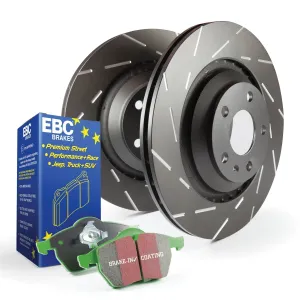 EBC Brakes S2KR1862 S2 Kits Greenstuff 2000 and USR Rotors