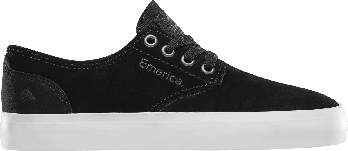 Emerica Boys Laced Romero Black White Gum Shoes