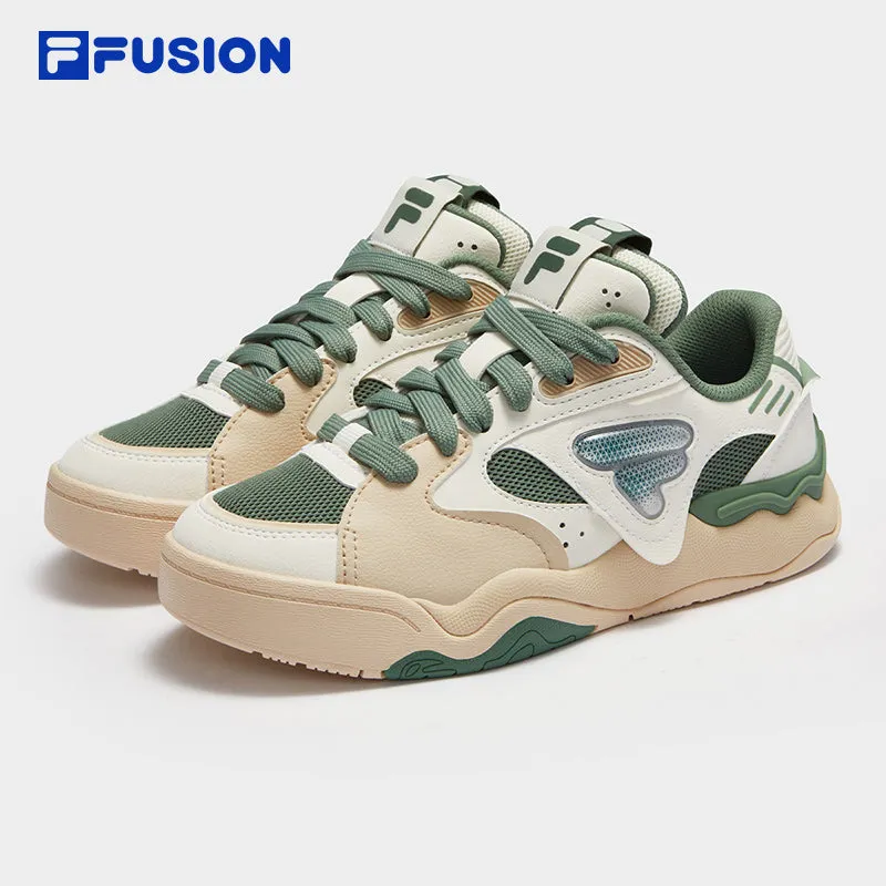 FILA FUSION KICK II Women Skate Shoes (White / Light Green)