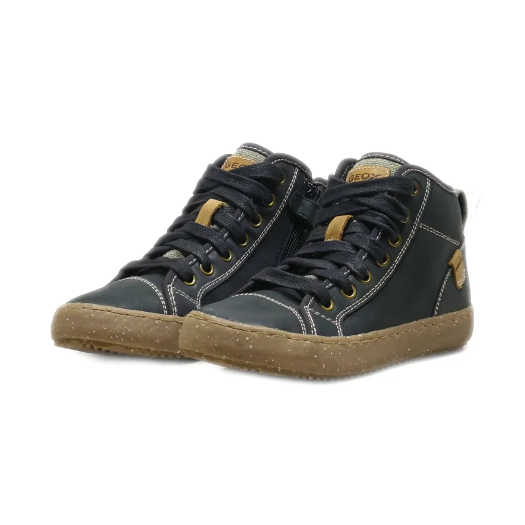 Geox Ankle Boots Fabric Blue Colour For Kids