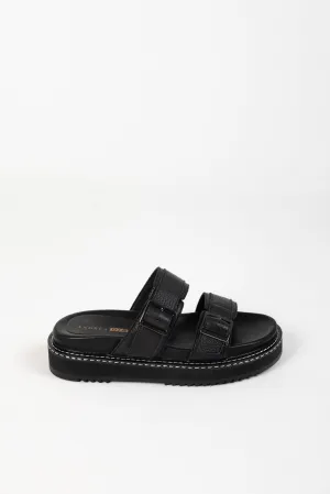 GIMLET SANDAL BLACK LEATHER